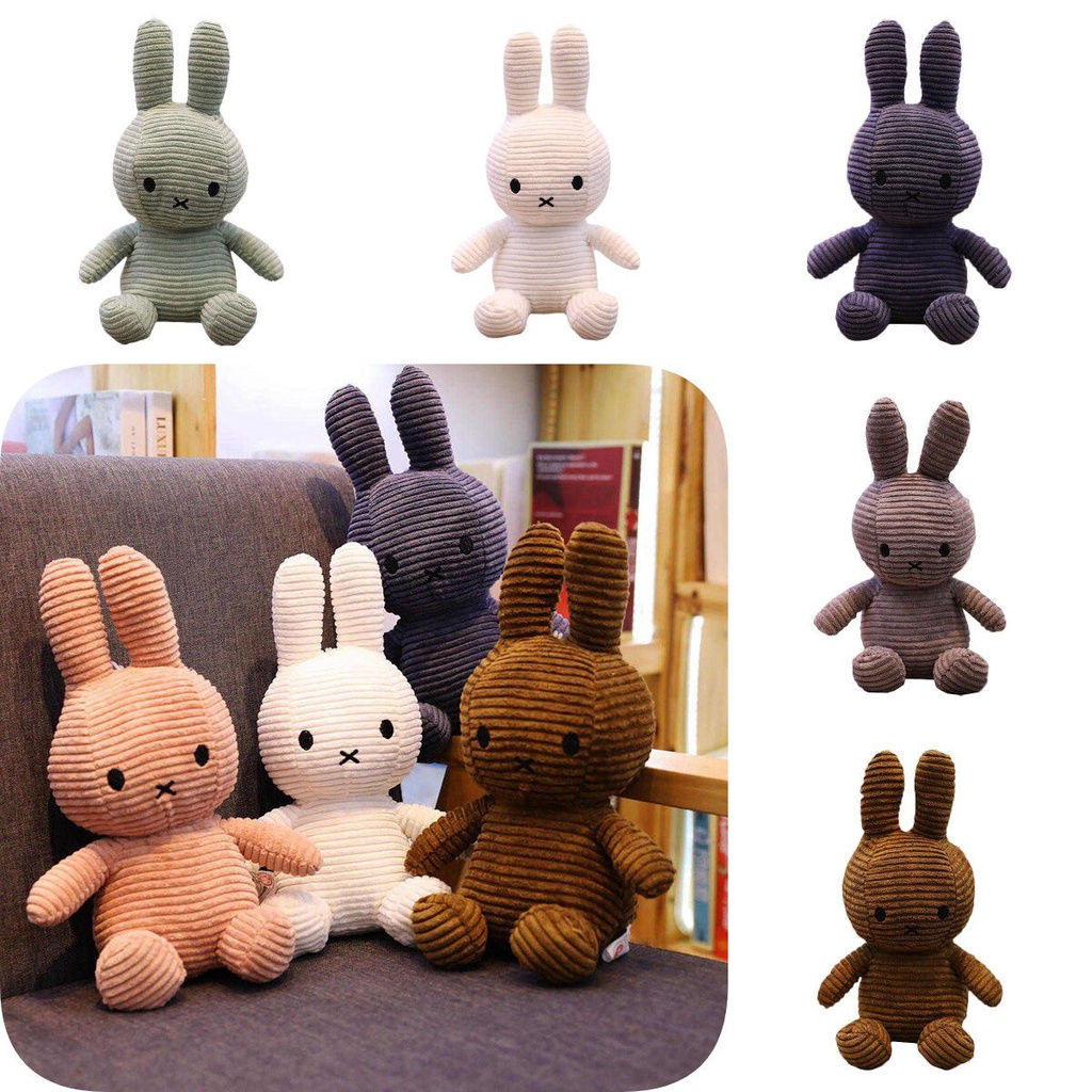 25/35cm Boneka Rabbit Miffy Doll Toy Cute Stuffed Rabbit Child Baby Gift Cuddly Plush For Children's Gift Mainan