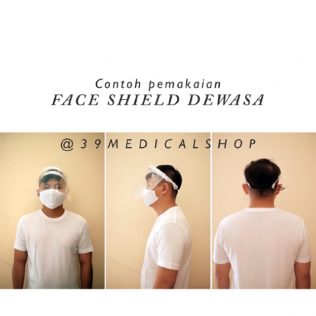 FACE SHIELD ANTI DEBU DAN ANTI VIRUS-FACE SHIELD ANAK