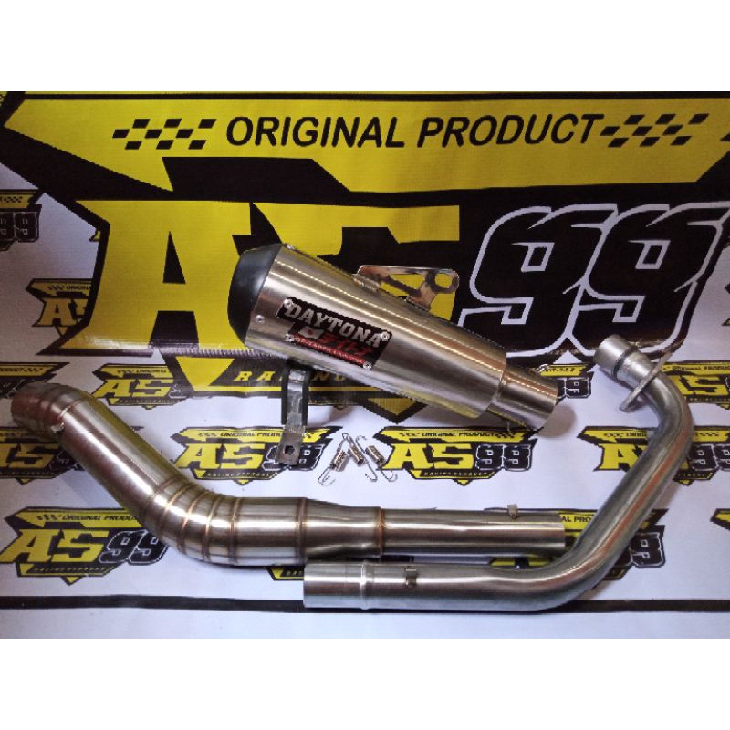 KNALPOT DAYTONA TITAN STENLIS,Vixion/xabre/R15/Byson/cbr150/CBR facelift/gsx150/