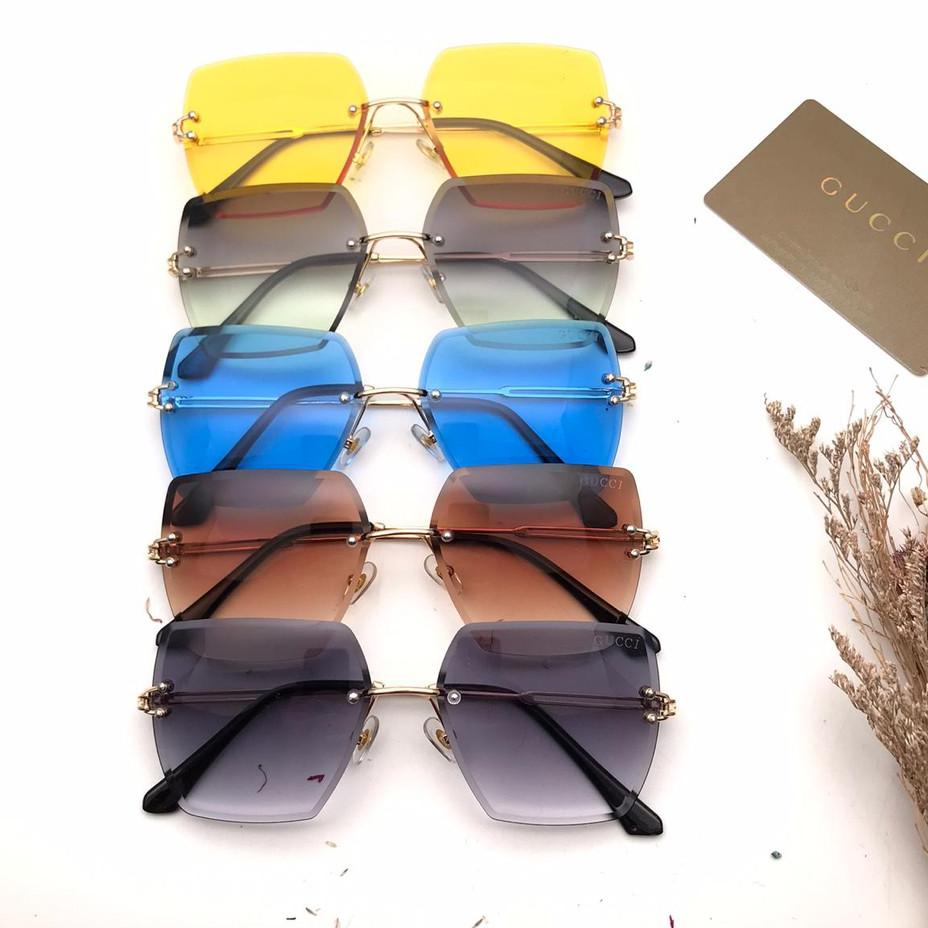 CKQ BEST SELLER - Kacamata Wanita Gucci 653 - Sunglasses Gucci Anti 8001 KD170