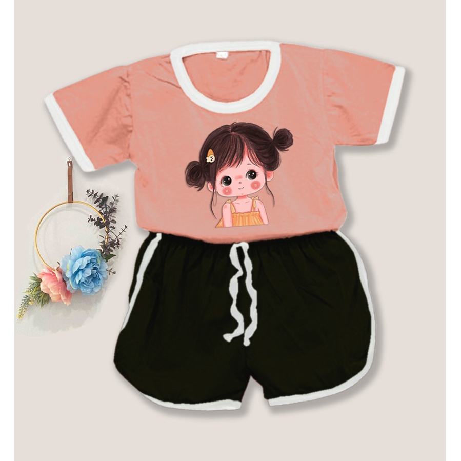 IL - SETELAN PLAYSET CUPA CUP BAJU ANAK KARAKTER DIVA / SET ANAK BALITA CORN MINNIE DIVA / SETELAN ANAK UNISEX