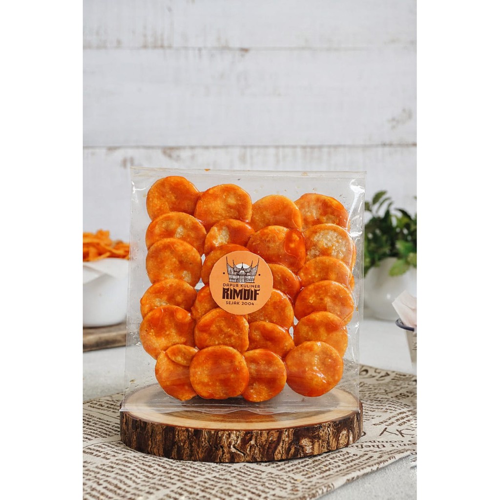 

Kerupuk Ubi Dollar Pedas Manis RIMDIF - 100 gram
