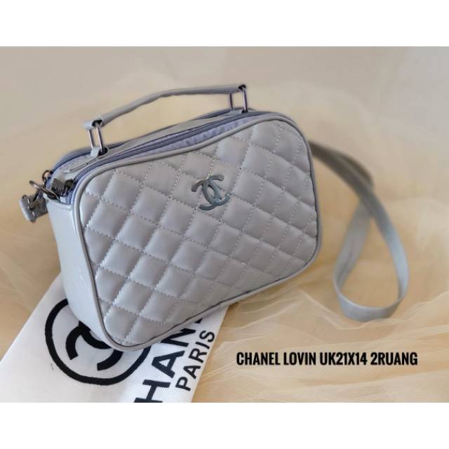 Tas selempang wanita 2 ruang/penyimpanan buku/penyimpan kosmetik/penyimpan dompet/tas fashion wanita