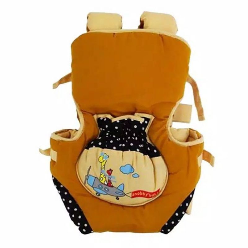 GENDONGAN RANSEL BAYI 3 IN 1 SAKU KERUT PRINT AWESOME DOTTY -