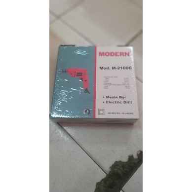 M2100C bor listrik modern 10mm MESIN BOR MODERN BOLAK BALIK
