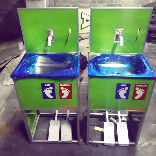 Wastafel Injak Portable