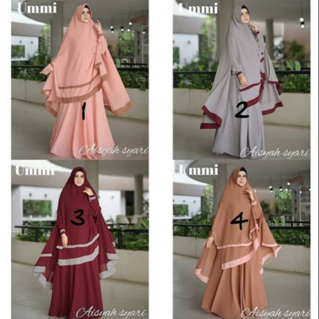 Gamis Aisyah Syari