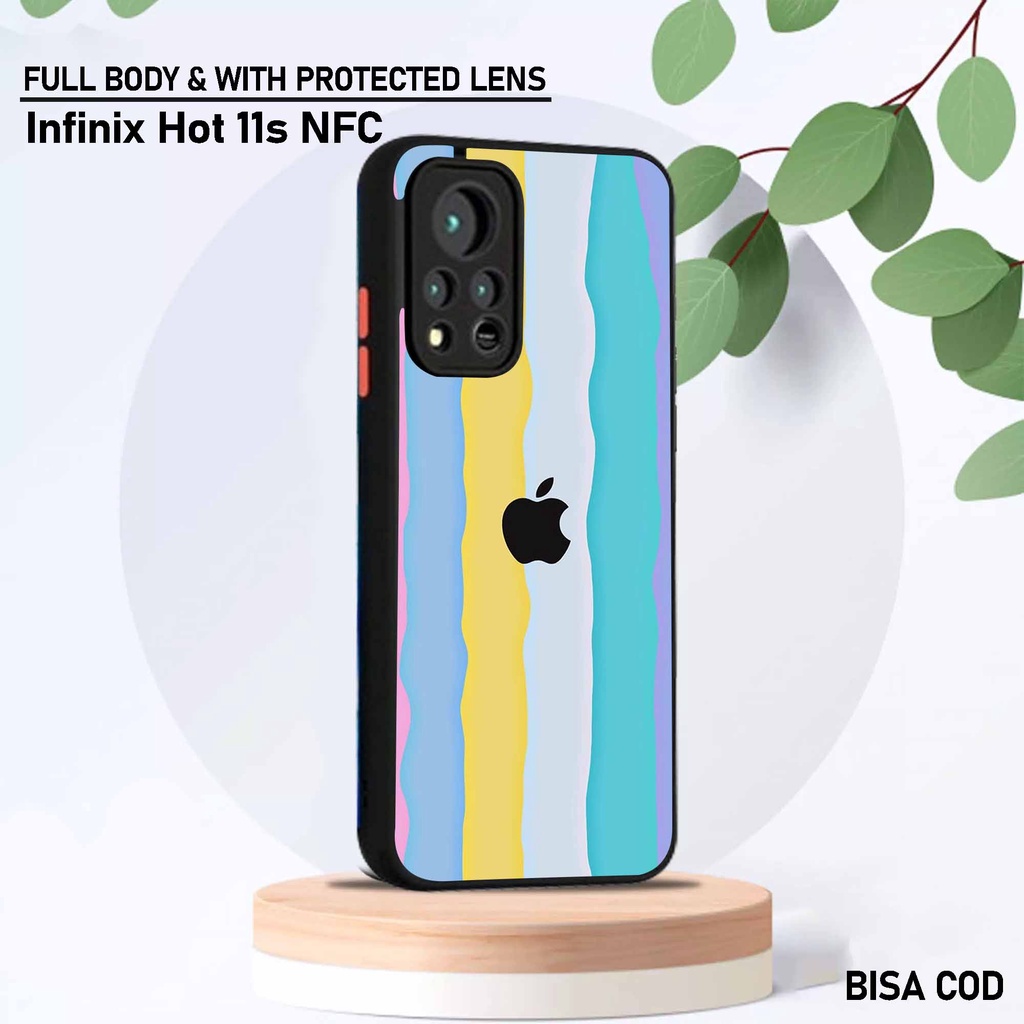 Softcase Dove Infinix Hot 11s Nfc - Motif [ Aesth Apel ] - Silikon Protec camera Infinix Hot 11s Nfc