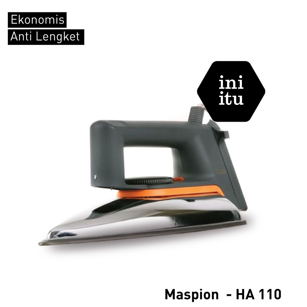 [ Maspion ] Setrika Classic Maspion Ha 110 - Irondry