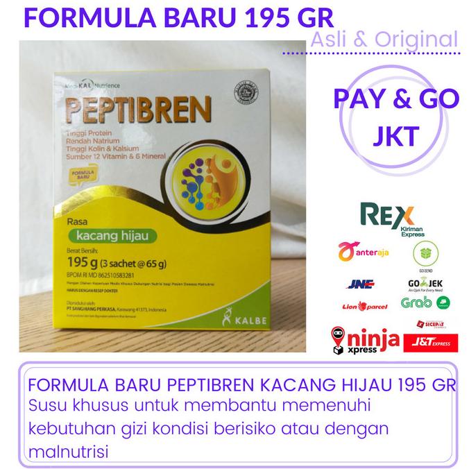 

[COD] PEPTIBREN KACANG HIJAU 195 GR - SUSU LANSIA SARAF STROKE ALZHEIMER [COD]