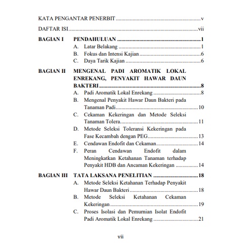 Deepublish - Buku Cendawan Endofit Padi Aromatik Lokal Enrekang: Uji Ketahanan Terhadap Penyakit Dan Kekeringan