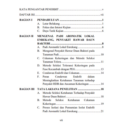 Deepublish - Buku Cendawan Endofit Padi Aromatik Lokal Enrekang: Uji Ketahanan Terhadap Penyakit Dan Kekeringan