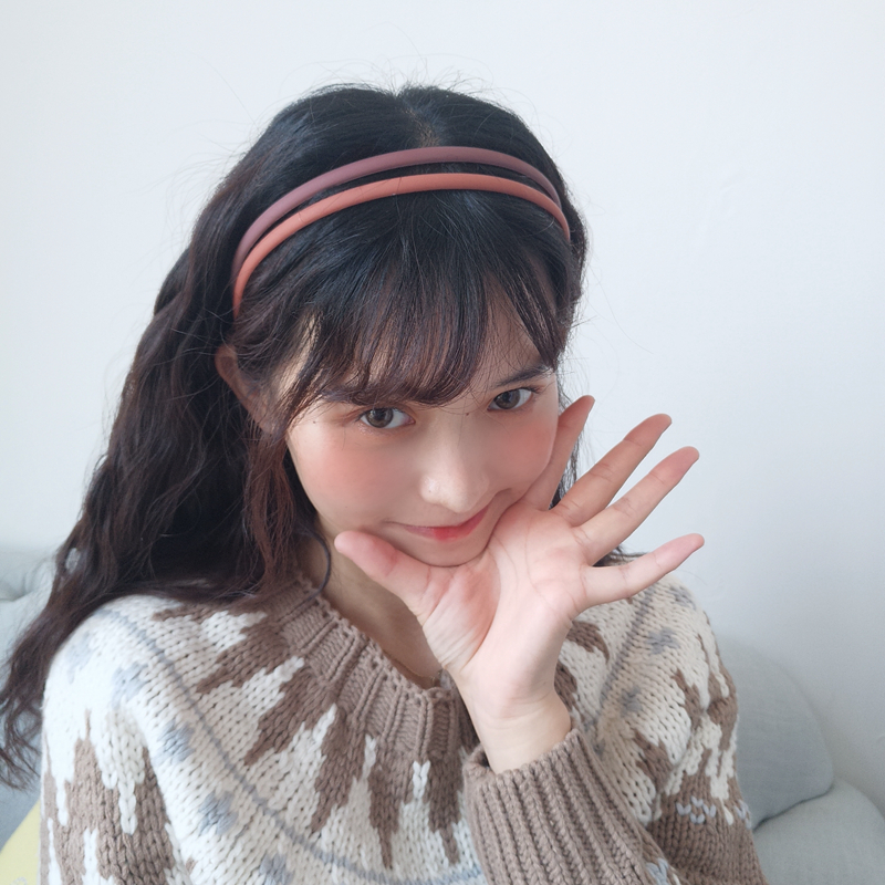 Fashion Candy Color Women Headband / Simple Scrub Headbands /Thin Headband Resin Hairbands / Girls Anti-Slip Hair Hoop Head wear