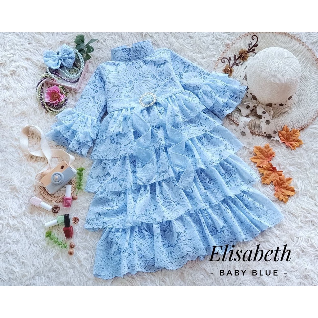 KEBAYA ANAK/Gaun Bridesmaid| GAUN ELISABETH | BAJUNIK | BAJUANAKUNIK | AZZAFRAN/Dress Terbaru Elisab