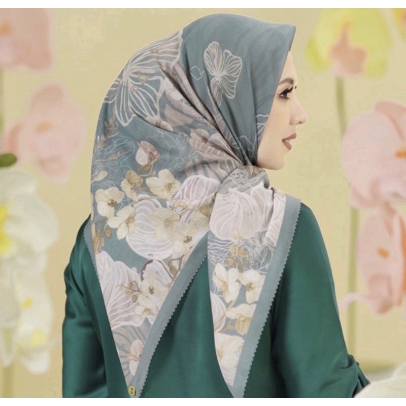 ❌SOLD OUT❌ Buttonscarves Orchide Extended Sarah Sofyan Series Dark Cyan