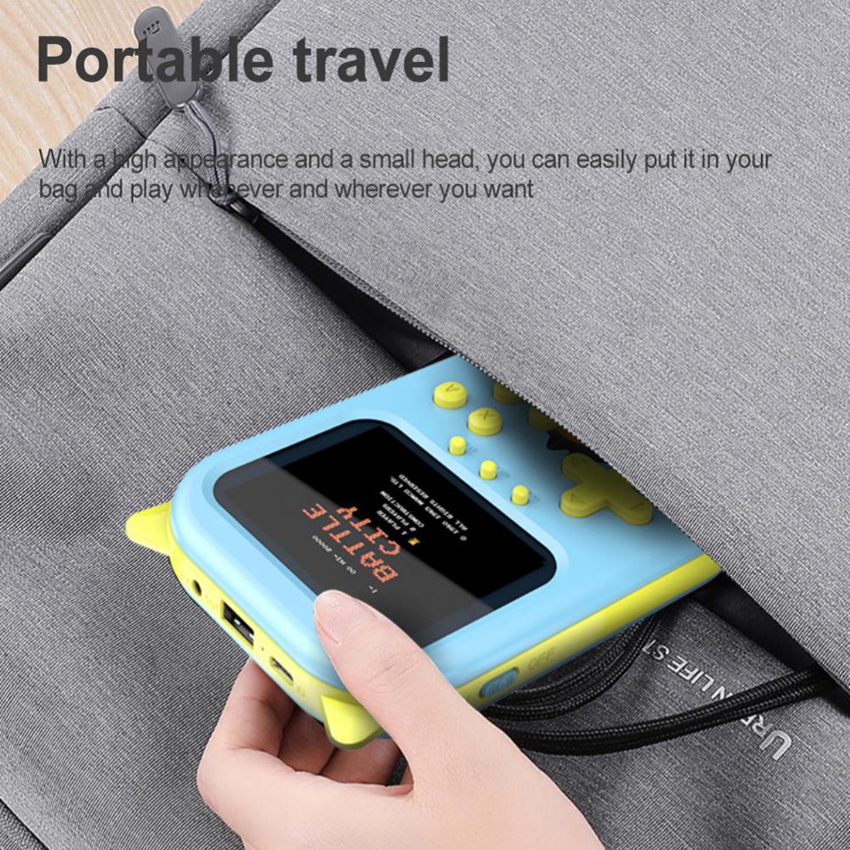 COD√Gameboy Retro 500 Game in 1+Powerbank 5000 mAh Mini Portable Console Game Ready Stock