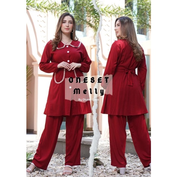 Daster Arab Dlusia MELLY One Set Rayon Premium