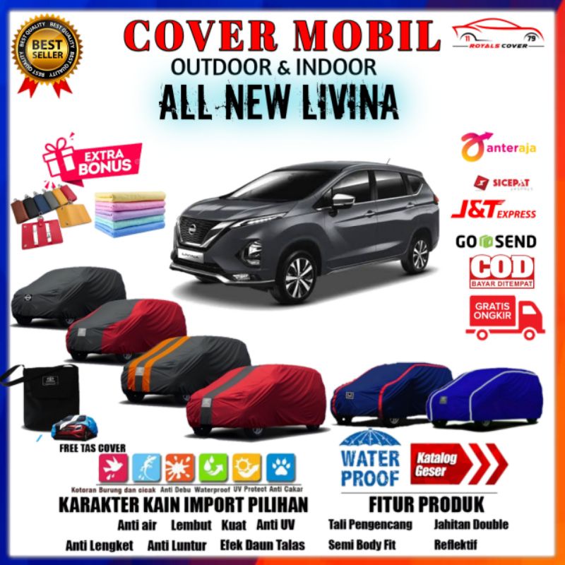 Cover Mobil Nissan All New Livina / Sarung Mobil Nissan Livina / Selimut Penutup Pelindung Outdoor