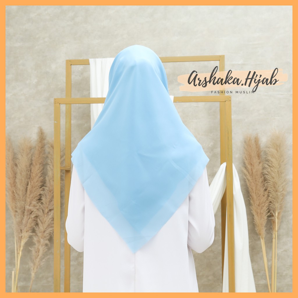 Hijab Segiempat Lasercut Pollycotton 110x110cm Jilbab Segi Empat Bella LC Potton Part 2-1
