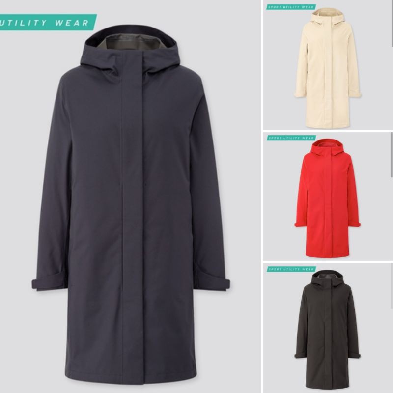 Blocktech mantel uniqlo woman sale