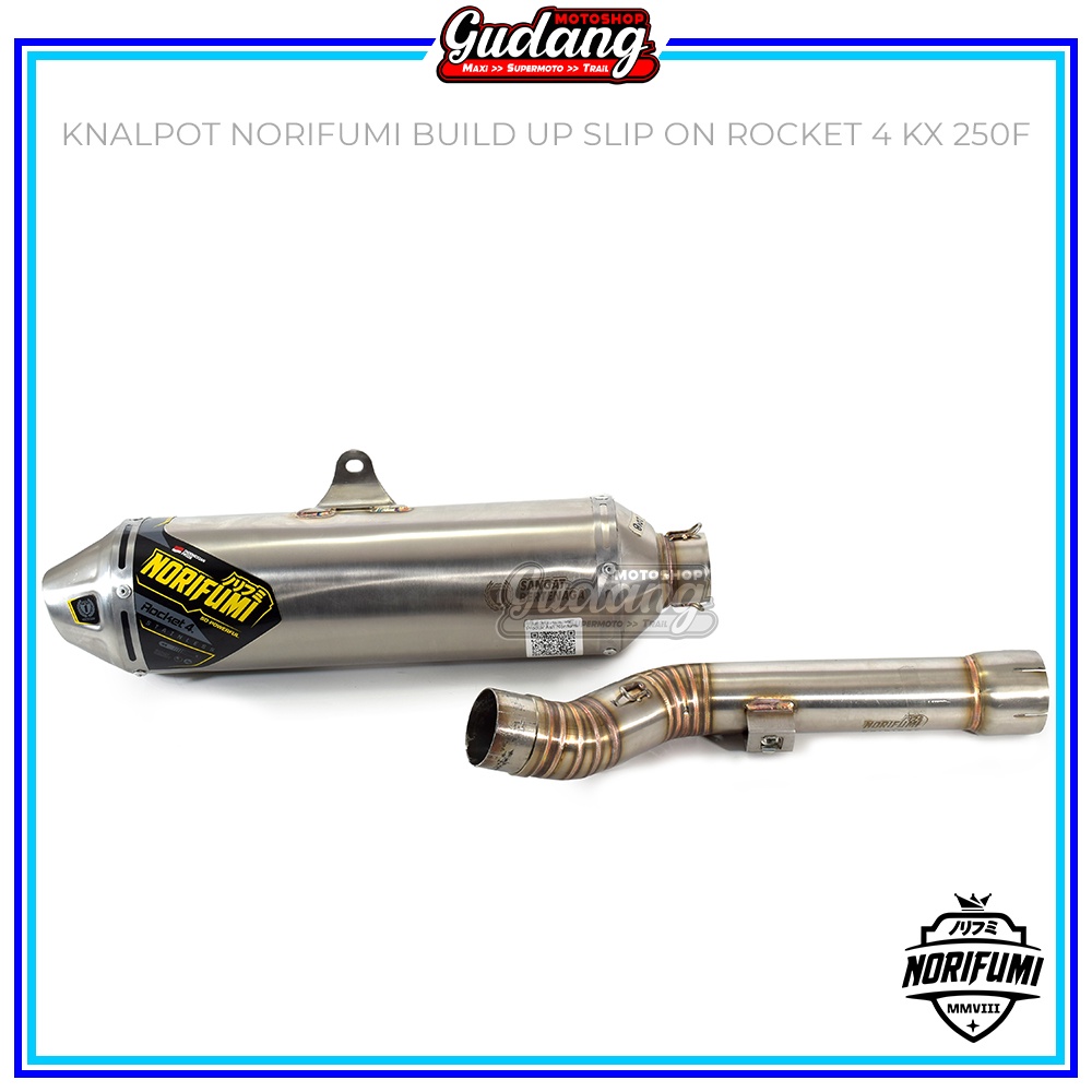 Knalpot Norifumi Bulid Up Slip On Rocket 4 KTM 250 SX-F KX 250F YZ 250F Original Norifumi
