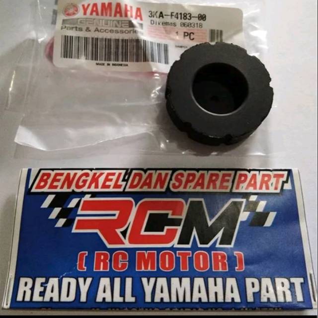 HRGA PERBJI DAMPER LOCATING KARET GANJEL GANJAL TANGKI RXKING RX KING 3KA-F4183-00 ORI YAMAHA YGP