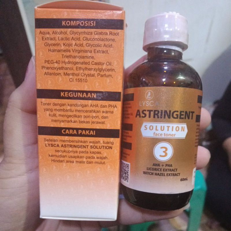 LYSCA ASTRINGENT SOLUTION // Lysca face toner 3