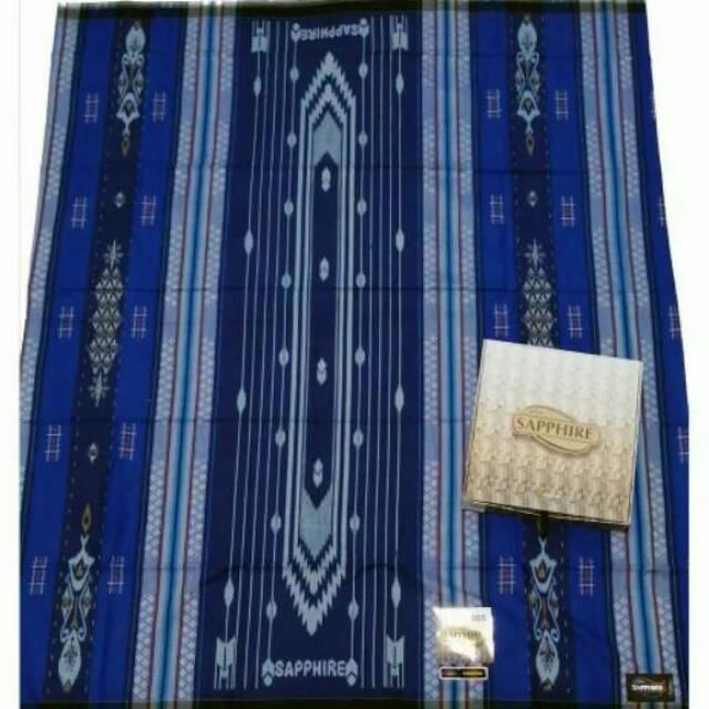 Sarung sapphire jacquard songket gambiran motif bhs