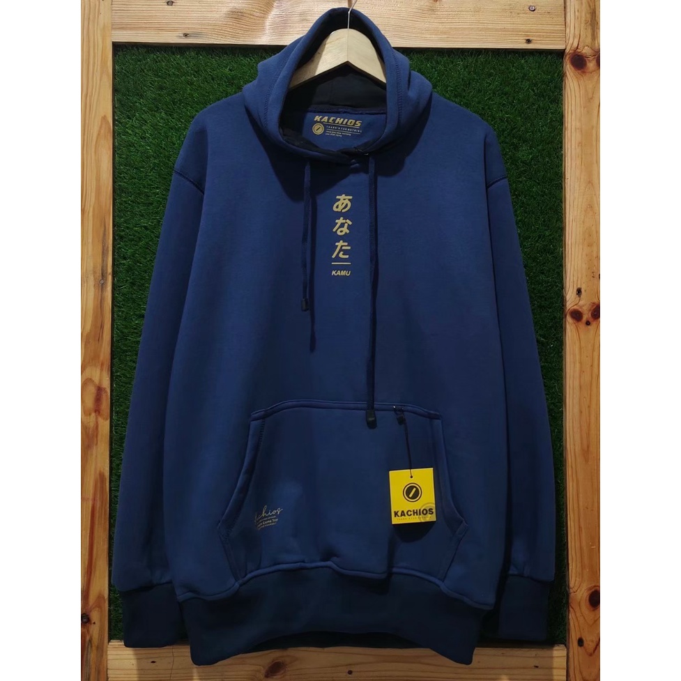 Sweater Jaket Kachios Hoodie Warna Putih Cowok Cewek Jaket Sweater Polos Pria Wanita