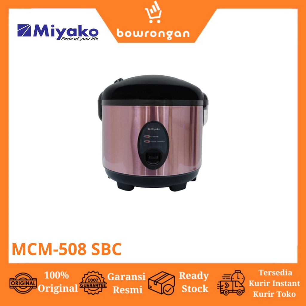 MIYAKO Magic Warmer Plus Rice Cooker Penanak Nasi 1,8 L MCM-508 SBC