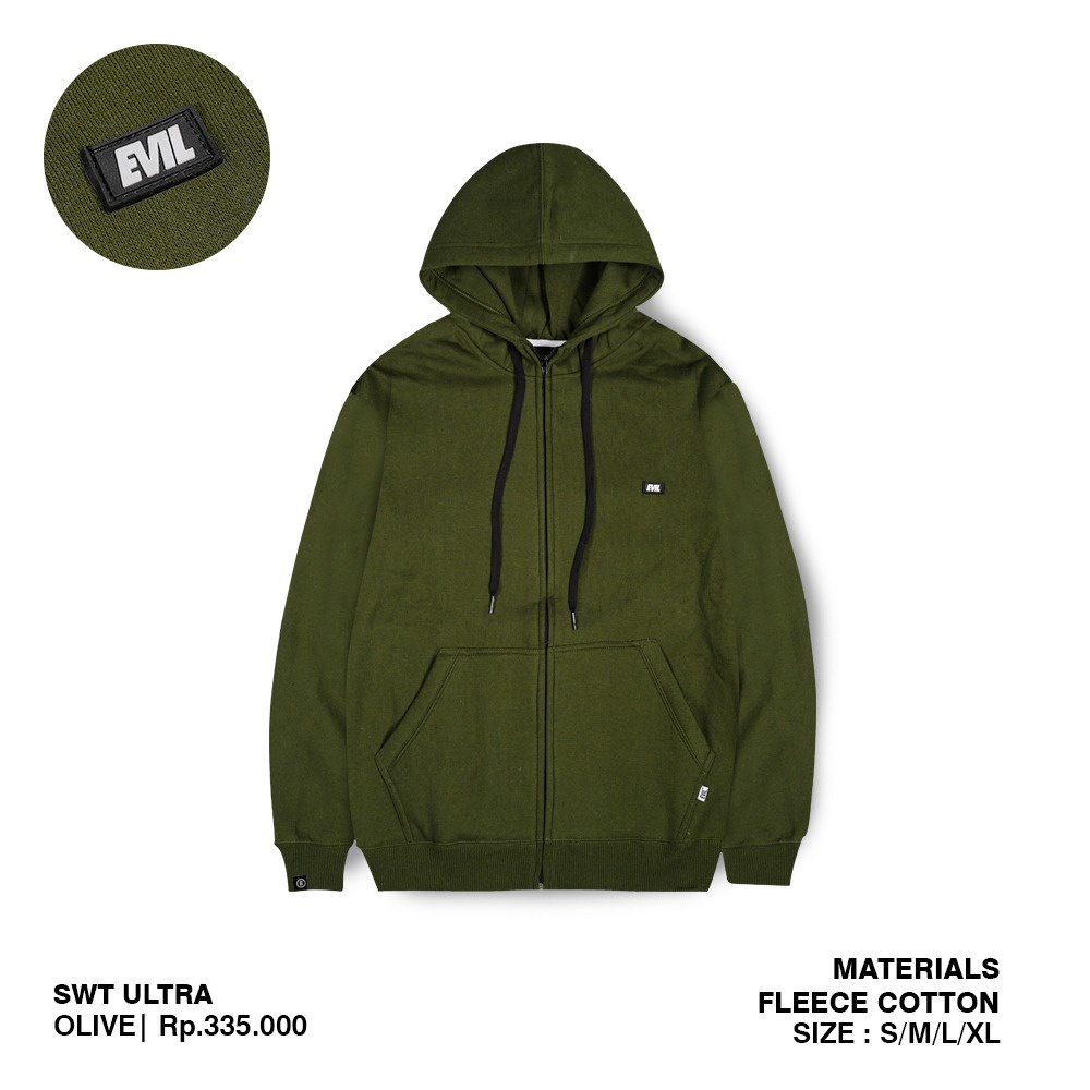 EVIL HOODIE - Ultra Olive