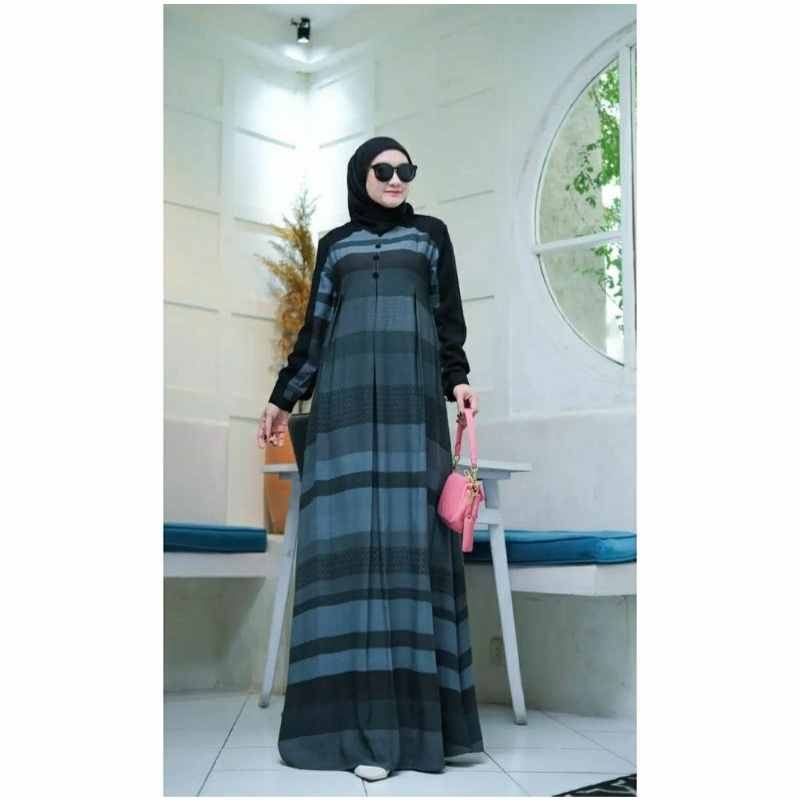 kirana dress Hijrah restu mandeh / gamis aswan amena