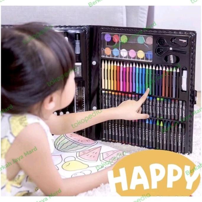 

crayon set 150 pcspensil warna gambar / alat tulis & lukis melukis ATK