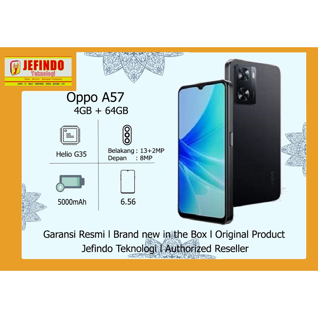 Oppo A57 4/64 Garansi Resmi Nasional