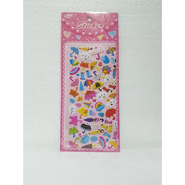 

Sticker Anak Timbul Payung SK-078