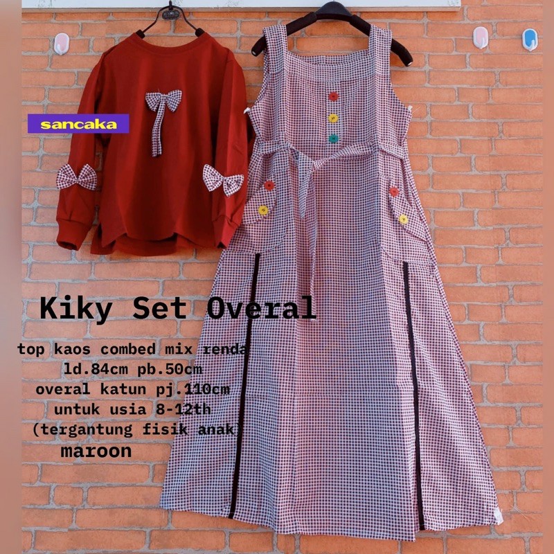 Kiky Overall Set by Sancaka