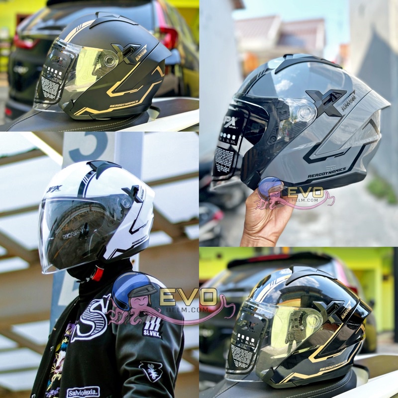 HELM JPX NOVA X HALF FACE_JPX NOVAX ORI ONGKIR 2KG