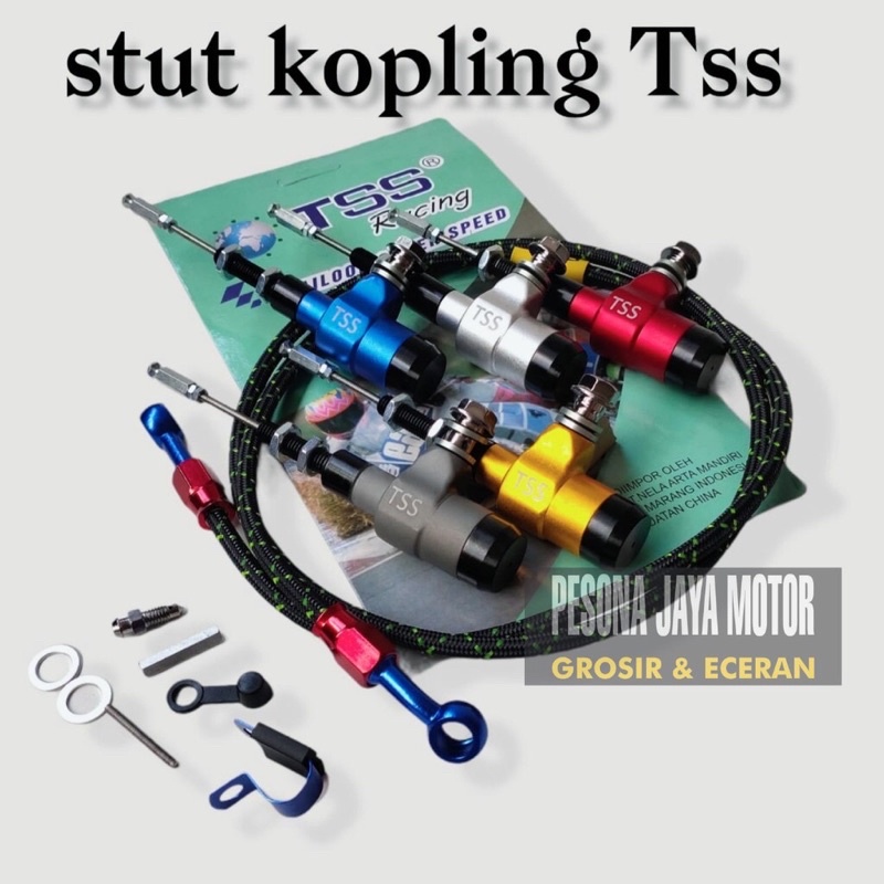 Stut Kopling Hidrolik + Selang Universal R15,Vixion,Cbr150r,Gsx,Ninja,R25 &amp; Motor Lain Nya