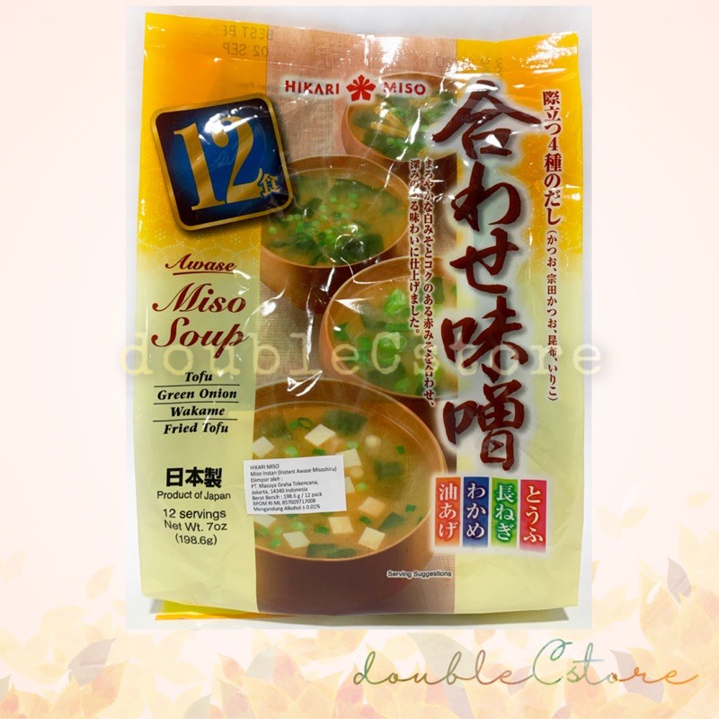 

HIKARI MISO Instant Awase Misoshiru | Sup Miso Instan