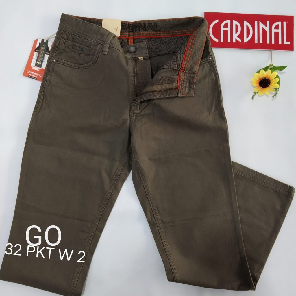 gof 32-PKT 1 CARDINAL CASUAL CELANA POCKETS PANJANG Celana Chino Pria Fashion Laki Brand Kekinian