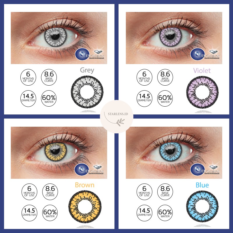SOFTLENS BRILLIANT SOFTLENS KOREA BY O2 NORMAL/MINUS s/d -6.00