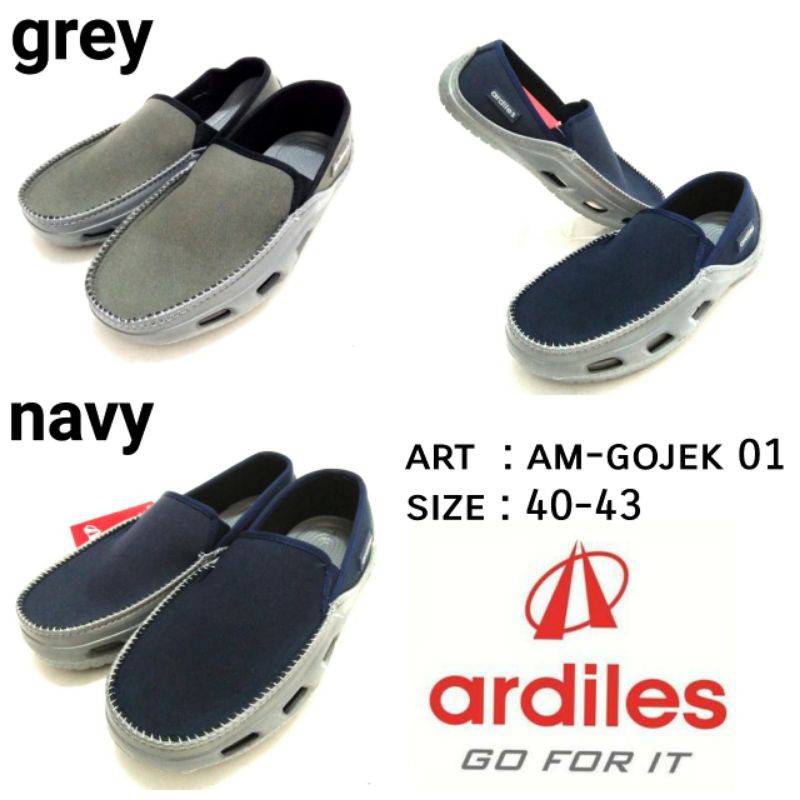 SEPATU SANTAI SLIP ON LAKI LAKI TERBARU ARDILES GOJEK 01 40-43