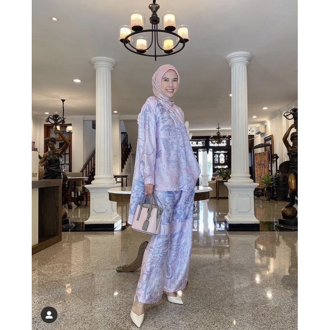 ( BUKAN PO ) SARAH SET KARTIKA SET BUTTONSCARVES x VONEE