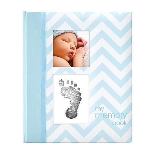

Pearhead Babybook Chevron Buku Bayi - Biru Muda