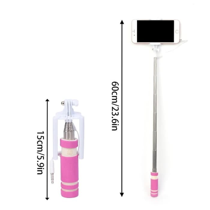 Wire Control Selfie Stick
