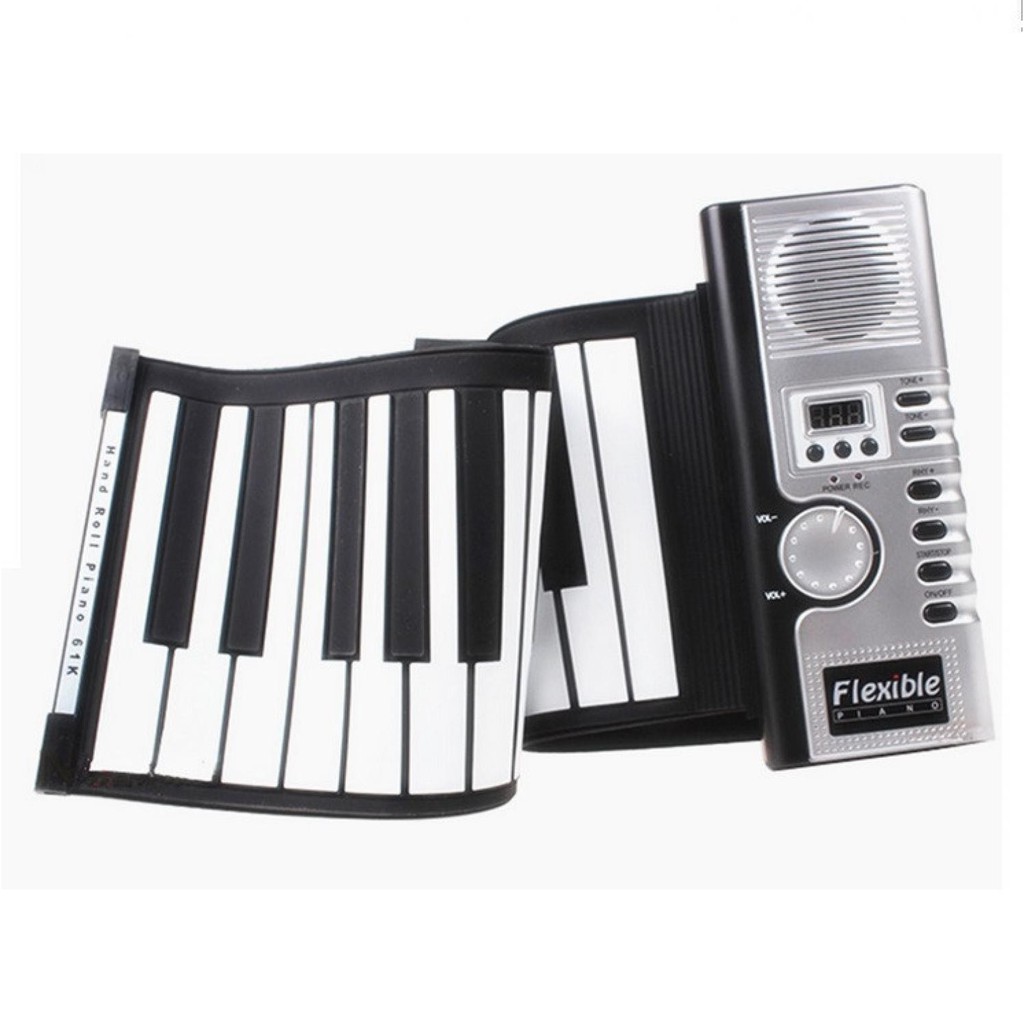 KOKKO Flexible Piano Digital RollUp Soft Keyboard 61 Key Midi PN88S