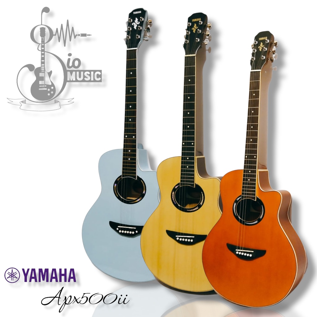 Gitar Yamaha APX500ii Akustik Elektrik Tanam Besi Kualitas Medium