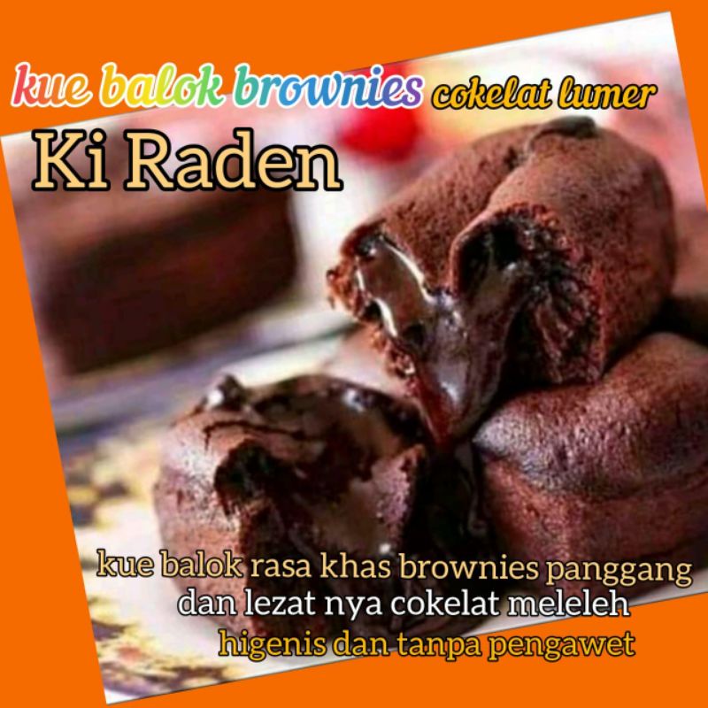 Ki Raden kue Balok Brownies KiRaden khas Bandung