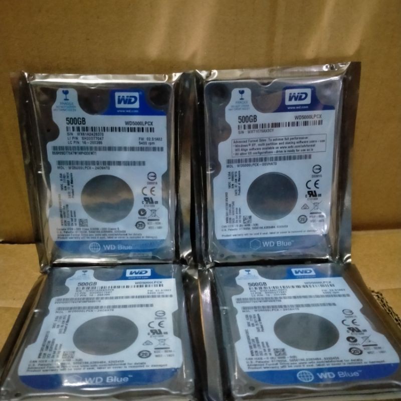 Hardisk Laptop 500GB WD SATA 2,5 Inchi For Laptop Asus Toshiba Acer Lenovo Dll Garansi 1 Tahun