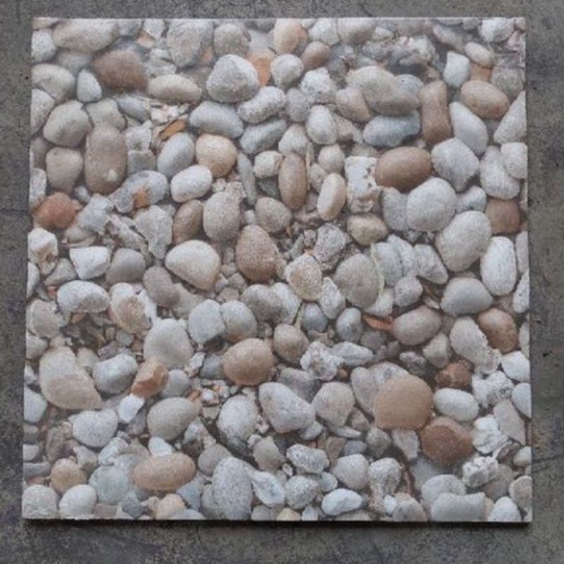KERAMIK LANTAI BATU CORAL CERAMICA MARRYSTONE BROWN 40X40 KW1